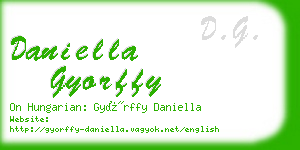 daniella gyorffy business card